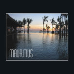 Cartão Postal Cartão-postal África Maurícia<br><div class="desc">Cartão-postal da Ilha Maurícia Africa,  por Brad Hines</div>