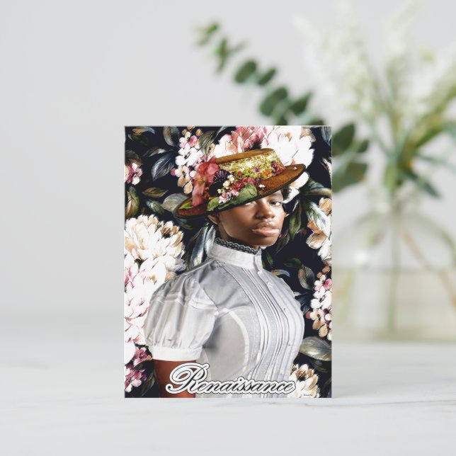 Cartão Postal Cartão-postal afrocêntrico (Em pé/Frente)