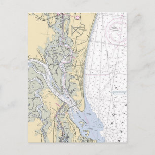 Cartão Postal Cartão-postal Águas barcos da Ilha Amelia da Flóri