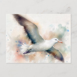 Cartão Postal Cartão-postal Albatross Watercolor
