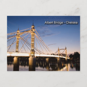 Cartão Postal Cartão-postal Albert Bridge