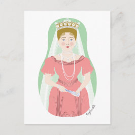 Cartão Postal Cartão-postal Alexandra Feodorovna Romanova Matryo
