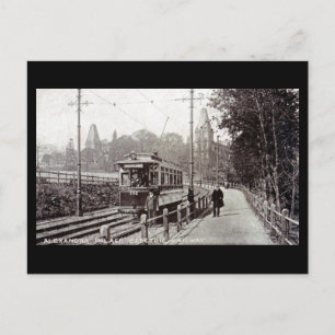 Cartão Postal Cartão-postal Alexandra Palace Tram