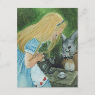 Cartão Postal Cartão-postal Alice no País das Maravilhas