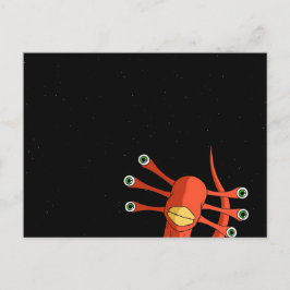 Cartão Postal Cartão-postal "Alienígena curiosa"