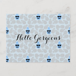 Cartão Postal Cartão-postal "Alô-Gordo" de Abacaxi