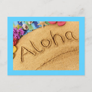 Cartão Postal Cartão-postal Aloha