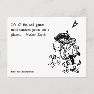 Cartão Postal Cartão-postal ambiental