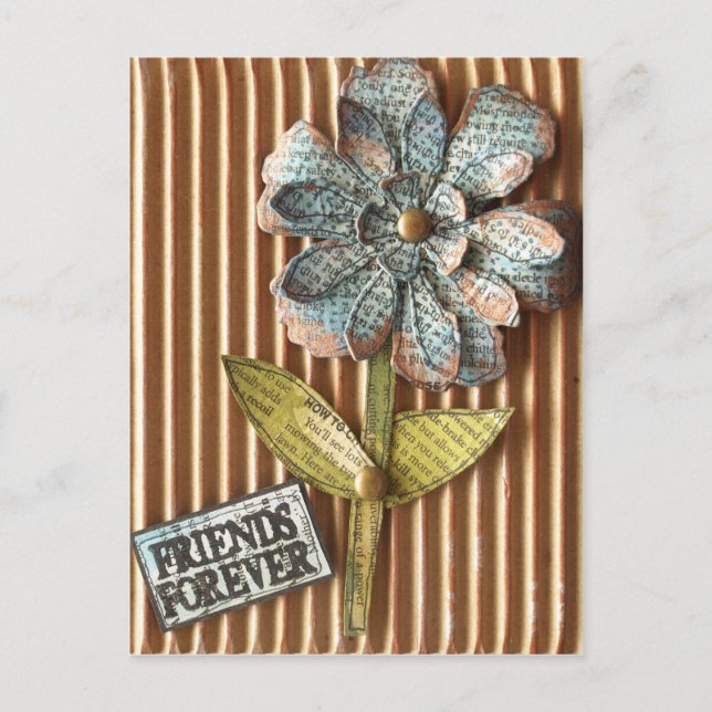 Cartão Postal Cartão-postal Amigos para Sempre (Frente)