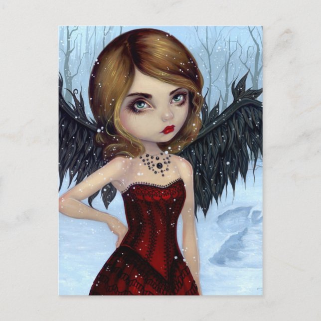 Cartão Postal Cartão-postal "Ângulos de neve" (Frente)