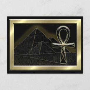Cartão Postal Cartão-postal Ankh Pyrimid