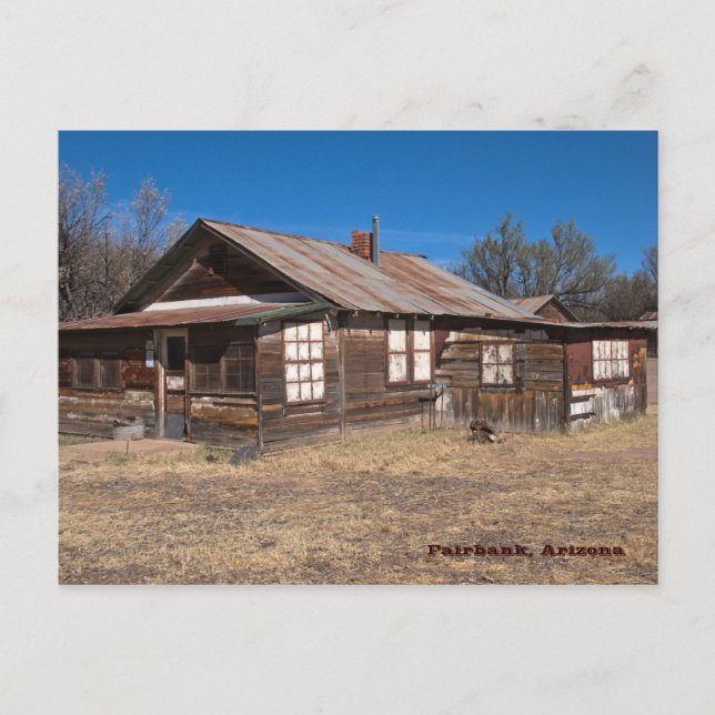 Cartão Postal Cartão-postal: Antiga Casa de Madeira (Frente)