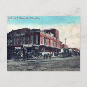 Cartão Postal Cartão-postal antigo - Abilene, Texas