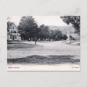 Cartão Postal Cartão-postal antigo - Aldeia Dorset, Vermont. EUA
