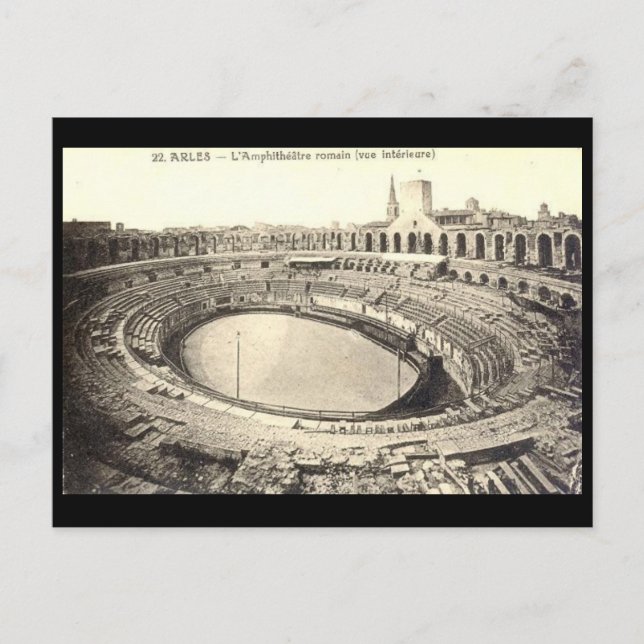 Cartão Postal Cartão-postal antigo - Arles, França (Frente)