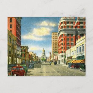 Cartão Postal Cartão-postal antigo - Austin Texas