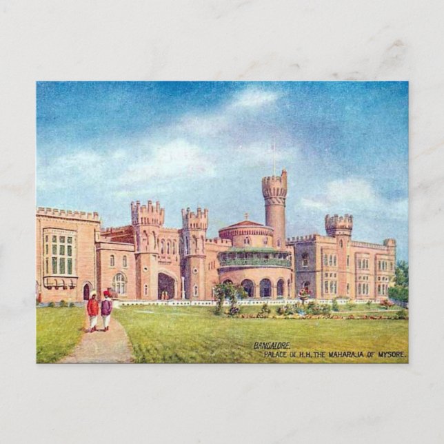 Cartão Postal Cartão-postal antigo, Bangalore (Bengaluru), Índia (Frente)