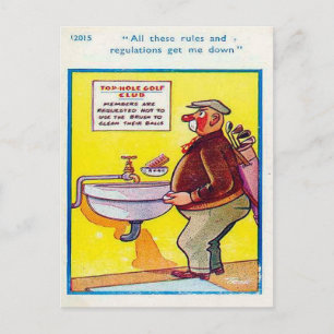 Cartão Postal Cartão-postal antigo - BD - Golf