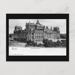 Cartão Postal Cartão-postal antigo, Berlim, Reichstag
