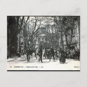 Cartão Postal Cartão-postal antigo - Boulevard de Muy, Marselha