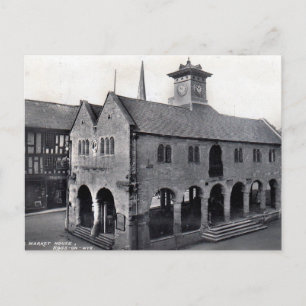 Cartão Postal Cartão-postal antigo - Casa de Mercado, Ross-on-W