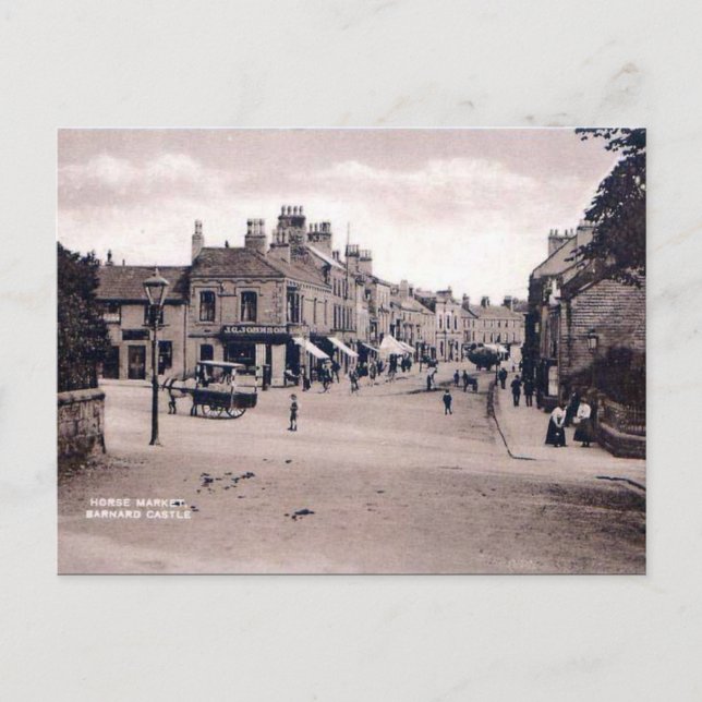 Cartão Postal Cartão-postal antigo - Castelo de Barnard, Co Durh (Frente)