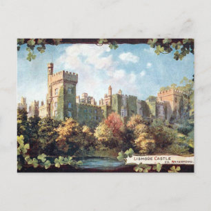 Cartão Postal Cartão-postal antigo - Castelo de Lismore, Co Wat