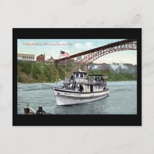 Cartão Postal Cartão-postal antigo - Cataratas Niágara, Maid d