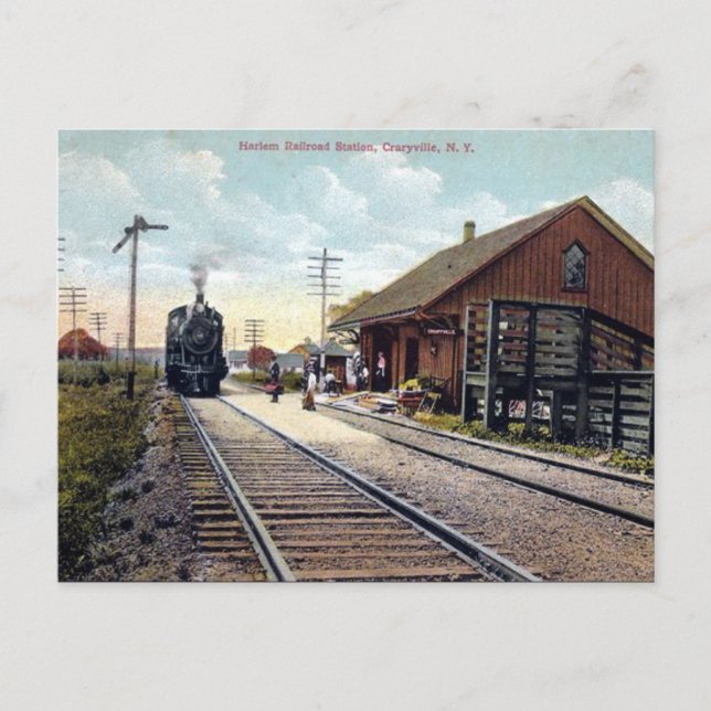 Cartão Postal Cartão-postal antigo - Craryville, NY, EUA (Frente)