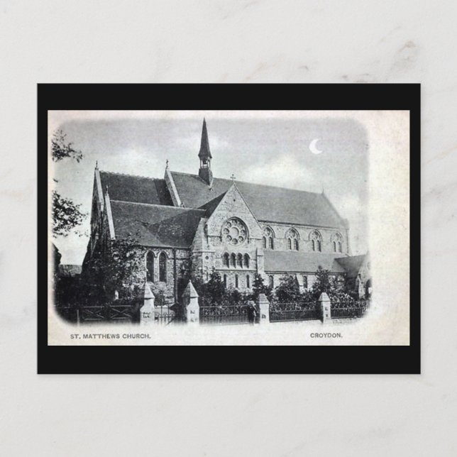 Cartão Postal Cartão-postal antigo - Croydon, Londres (Frente)