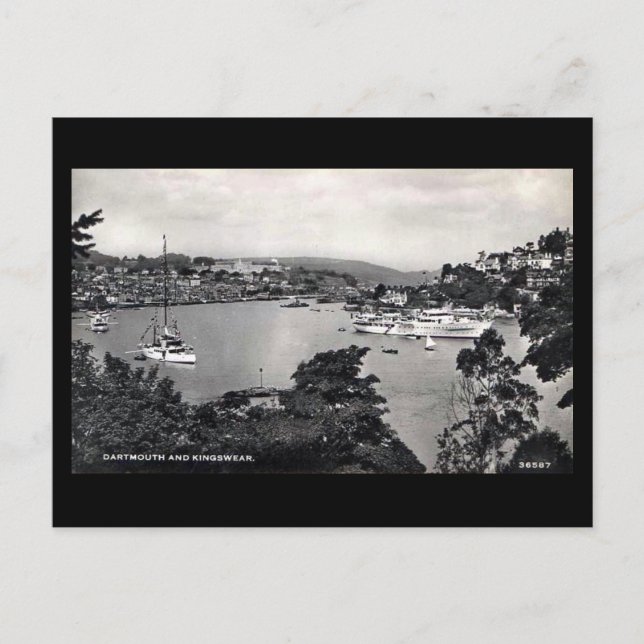 Cartão Postal Cartão-postal antigo - Dartmouth e Kingjura (Frente)