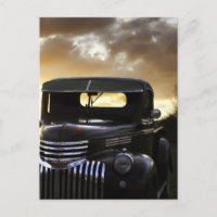 Cartão-postal antigo de caminhão Chevy