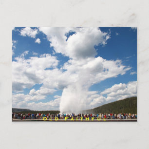 Cartão Postal Cartão-postal antigo e fiel: Yellowstone Nat'l