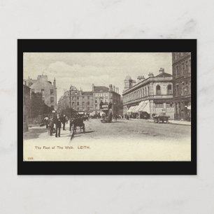 Cartão Postal Cartão-postal antigo, Edimburgo, Leith, Pé da Marc