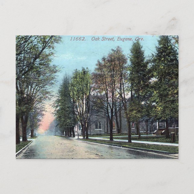 Cartão Postal Cartão-postal antigo - Eugene, Oregon (Frente)