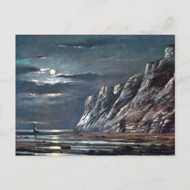 Cartão Postal Cartão-postal antigo - Farol da Cabeça de Beachy,  (Frente)