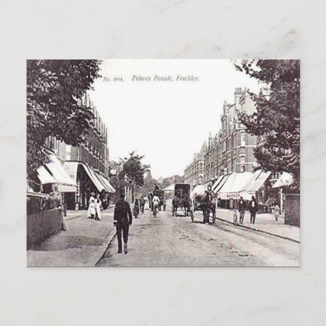 Cartão Postal Cartão-postal antigo - Finchley, Londres (Frente)