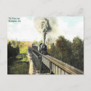 Cartão Postal Cartão-postal antigo - Frisco - Birmingham, Alabam