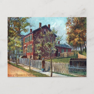 Cartão Postal Cartão-postal antigo - Galena, Illinois, EUA