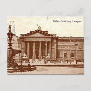 Cartão Postal Cartão-postal antigo - Galeria de Arte Walker, Liv