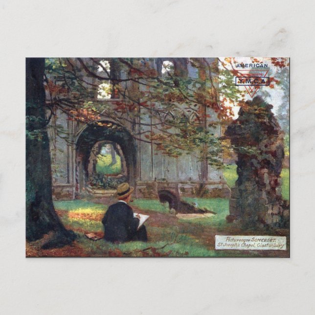 Cartão Postal Cartão-postal antigo - Glastonbury, Somerset (Frente)