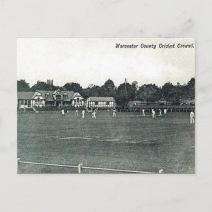 Cartão Postal Cartão-postal antigo - Ground Cricket Worcester