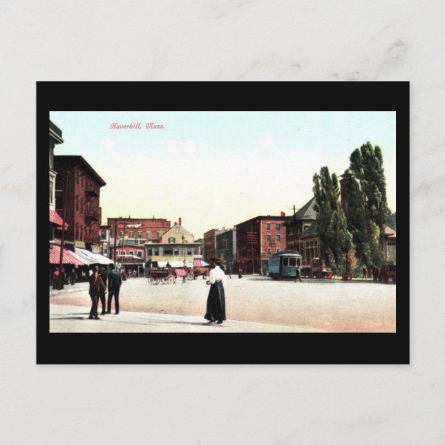 Cartão Postal Cartão-postal antigo - Haverhill, Massa (Frente)