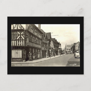 Cartão Postal Cartão-postal antigo, High Street, Stratford-on-A