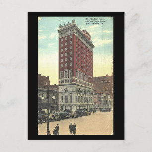 Cartão Postal Cartão-postal antigo - Hotel Ritz-Carlton, Filadél