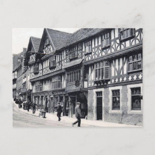 Cartão Postal Cartão-postal antigo - Hotel Unicorn, Shrewsbury