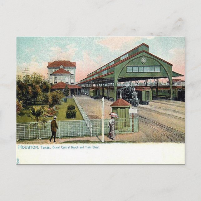 Cartão Postal Cartão-postal antigo - Houston, Texas (Frente)