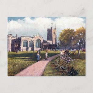 Cartão Postal Cartão-postal antigo - Igreja Paróquia de Luton