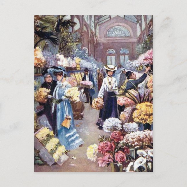 Cartão Postal Cartão-postal antigo - Jardim do Covent, Londres (Frente)