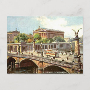 Cartão Postal Cartão-postal antigo - Kaiser-Friedrich-Brucke, Be
